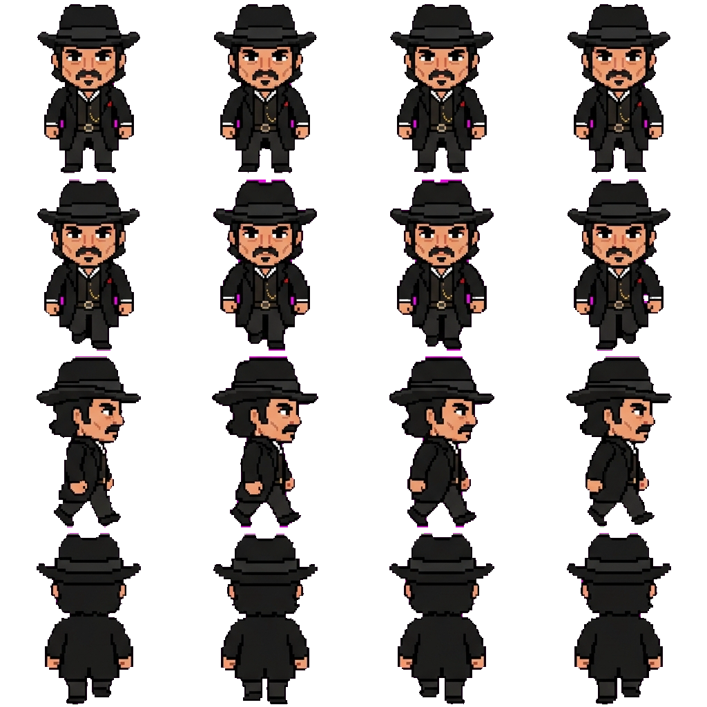 Dutch Van Der Linde movement sprite