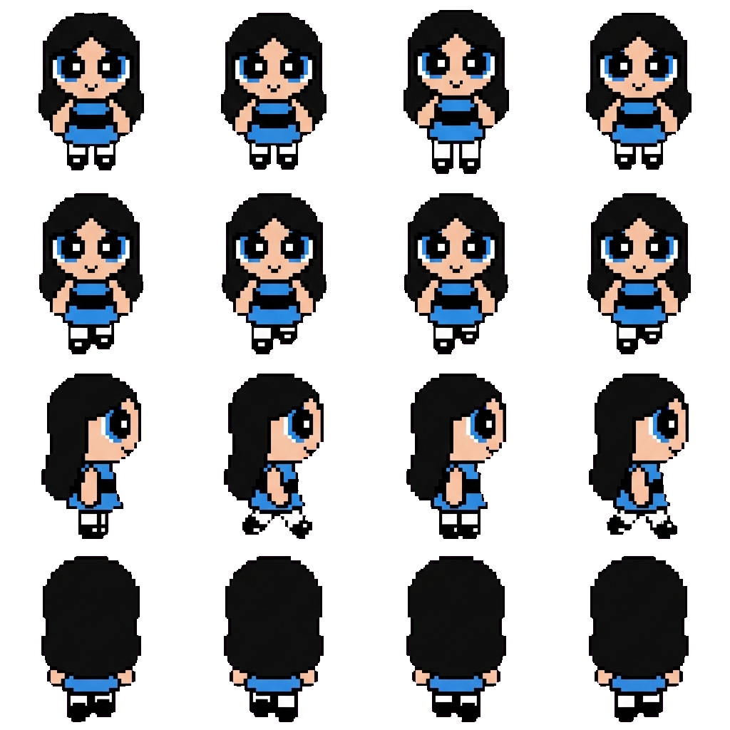 Minji movement sprite