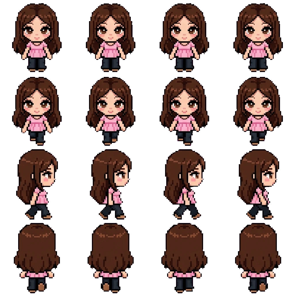 Clementine movement sprite