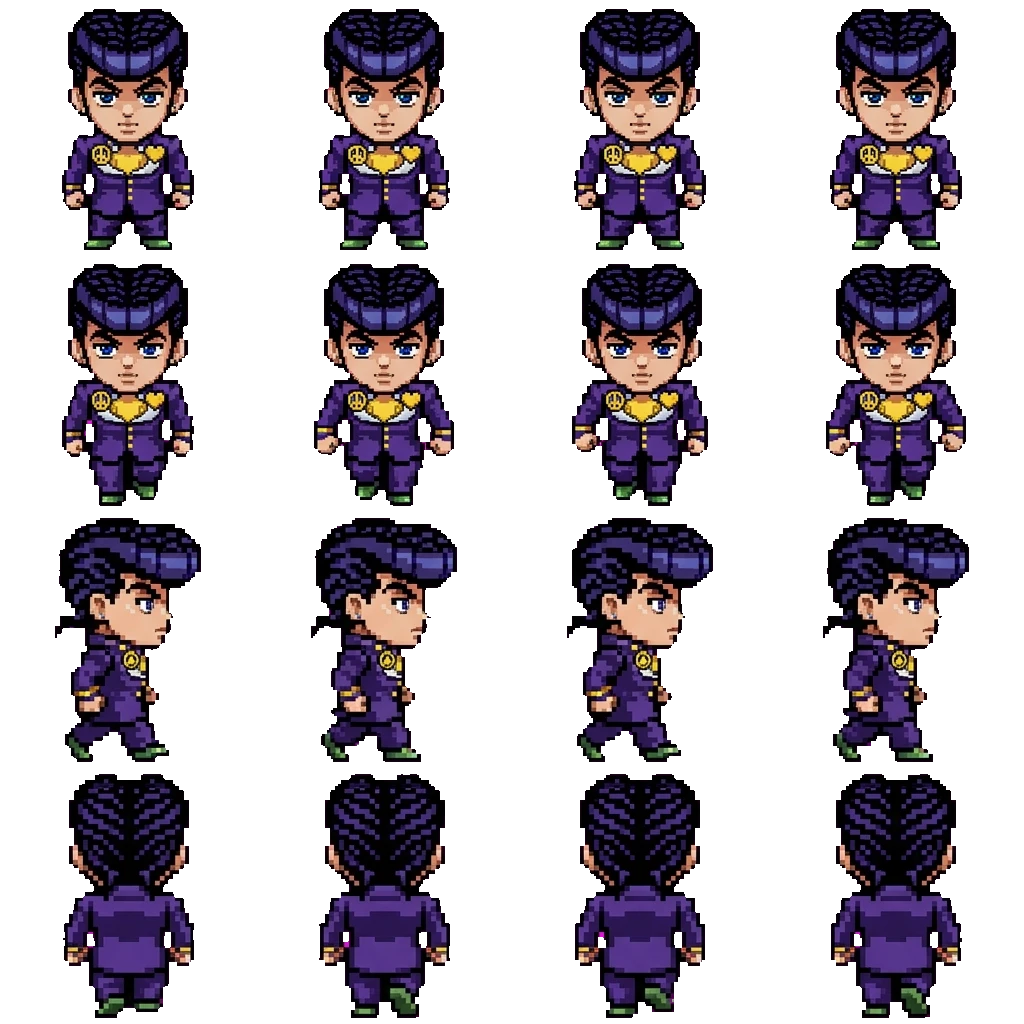 Josuke Higashikata movement sprite