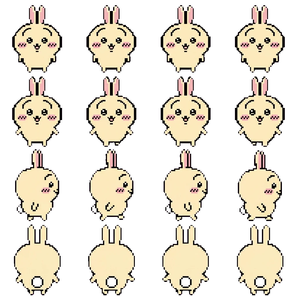 Usagi movement sprite