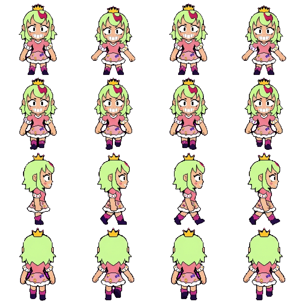 Elizabeth movement sprite