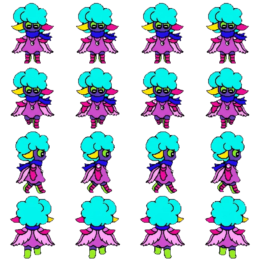 Mimm movement sprite