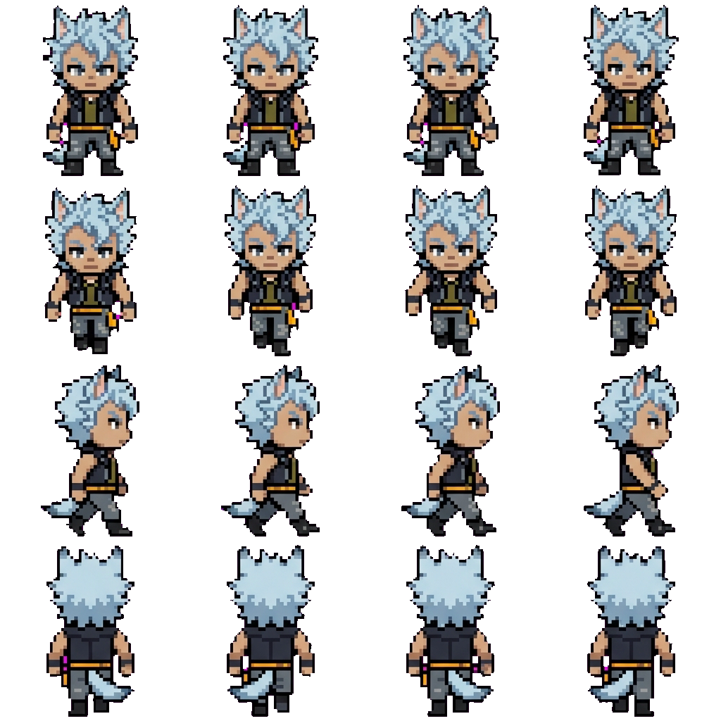Jack movement sprite