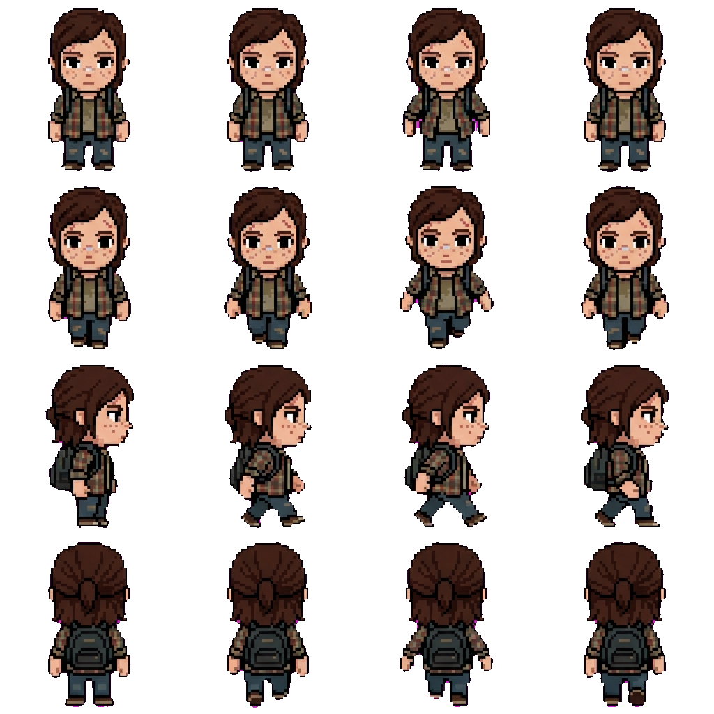 Ellie movement sprite