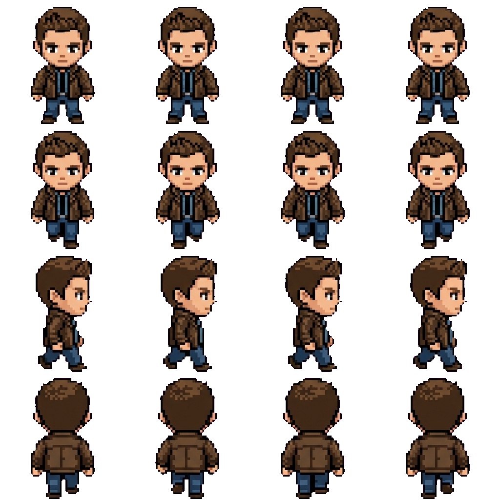 Dean movement sprite
