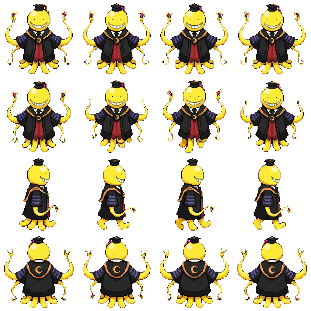 Koro Sensei movement sprite