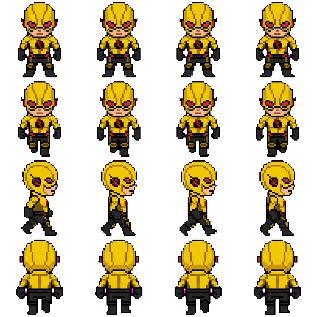 Eobard Thawne movement sprite