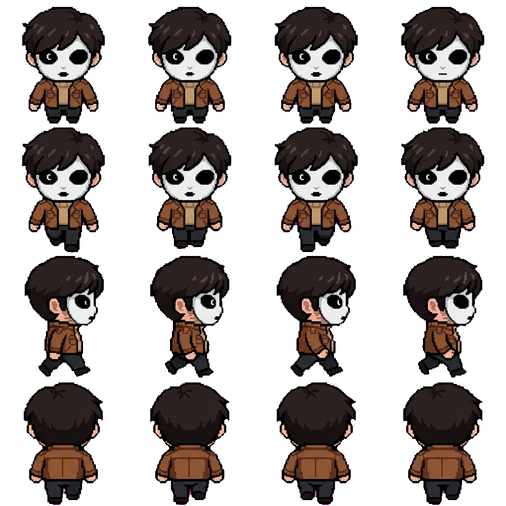 Masky movement sprite