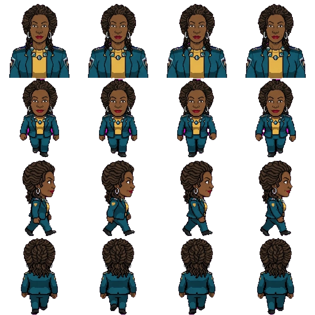 Diane Parker movement sprite