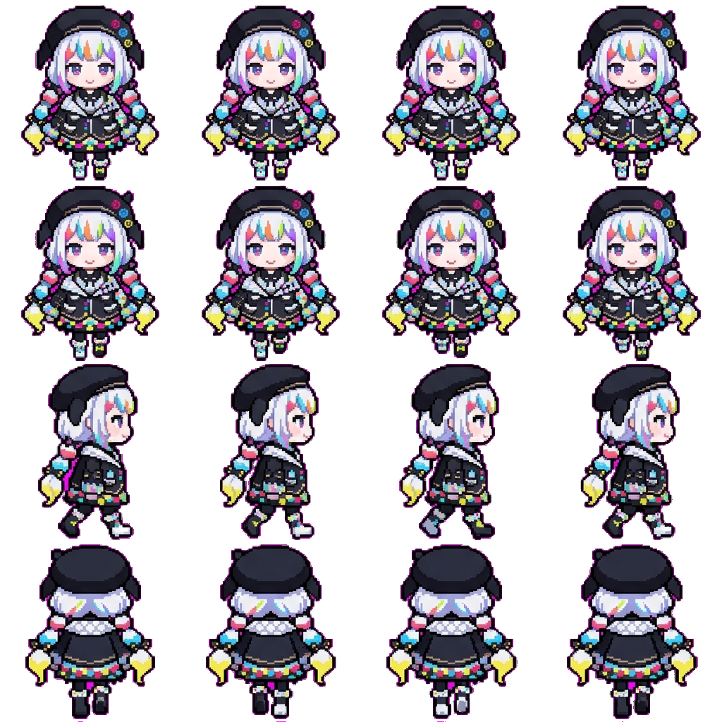 Jougasaki Noa movement sprite