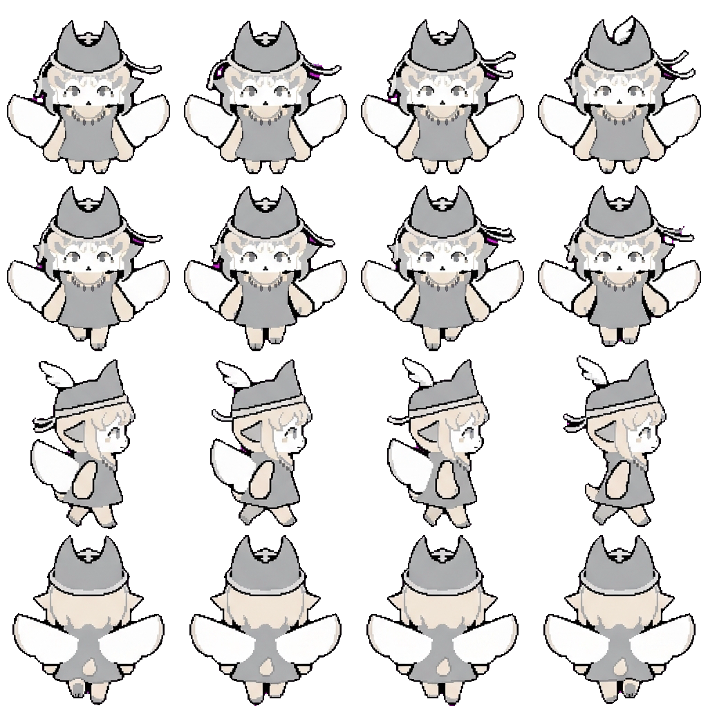 Angel ruby movement sprite