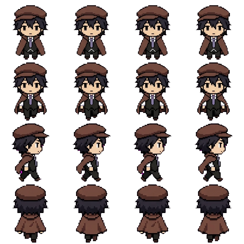 Ranpo Edogawa movement sprite