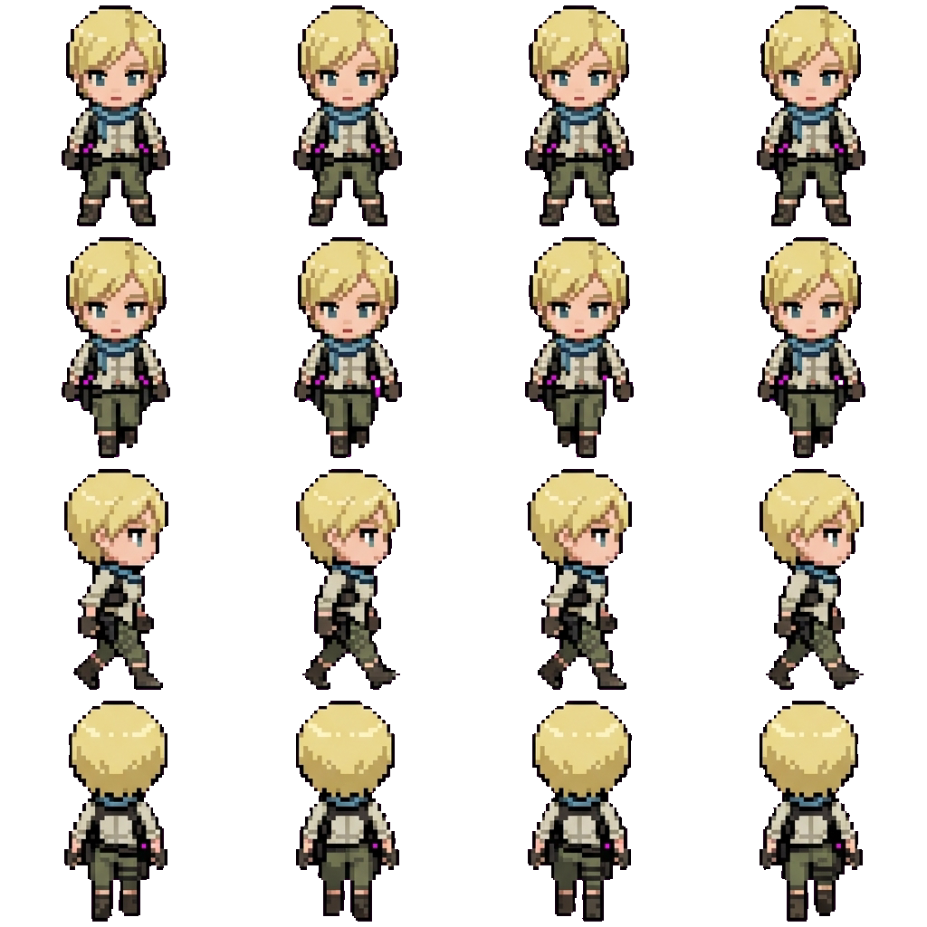 Sherry Birkin movement sprite