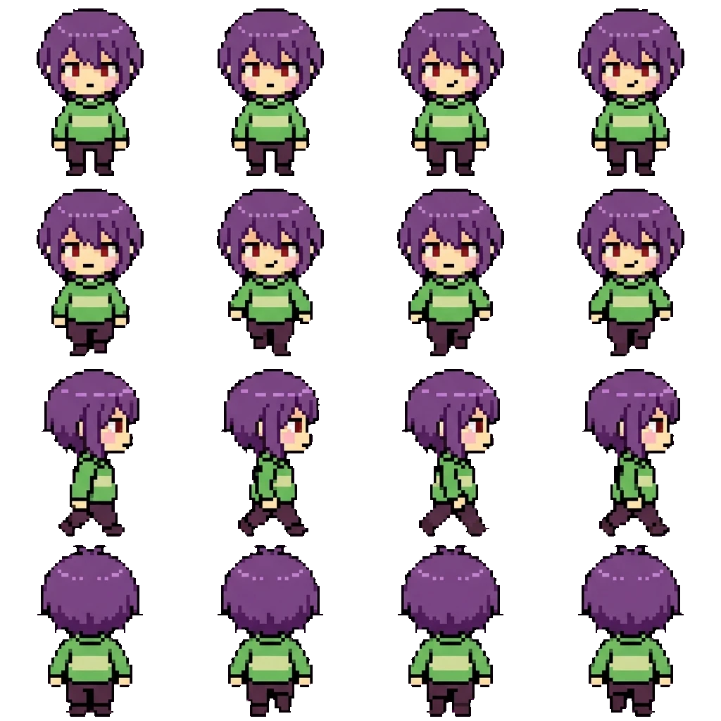 Чара movement sprite