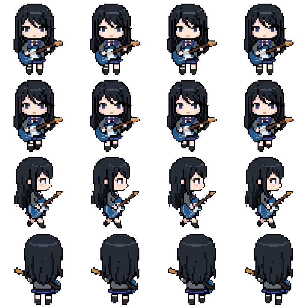 Ichika movement sprite