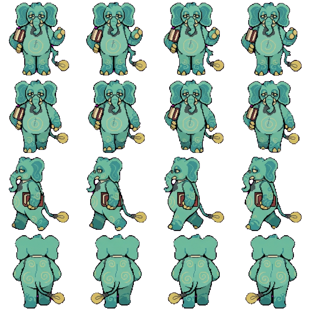 Bubba Bubbaphant movement sprite
