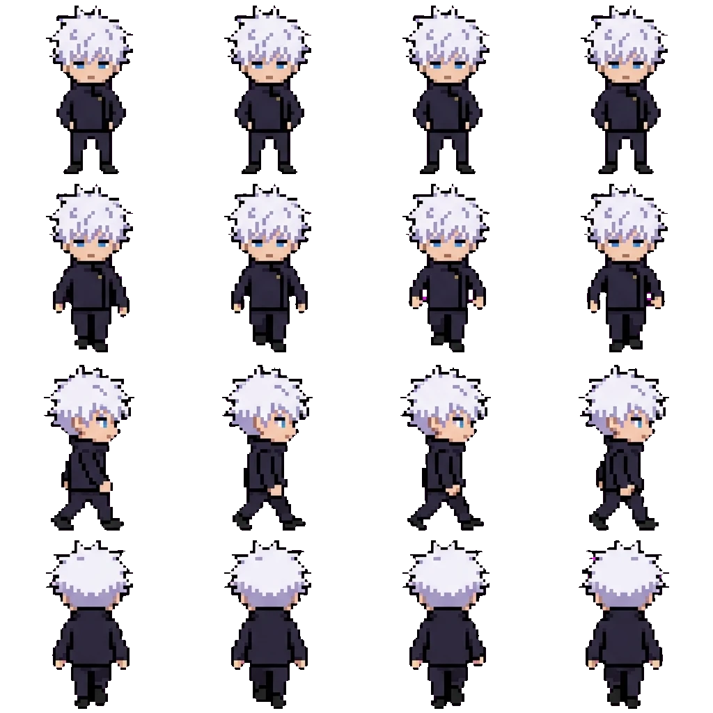 Satoru Gojo movement sprite
