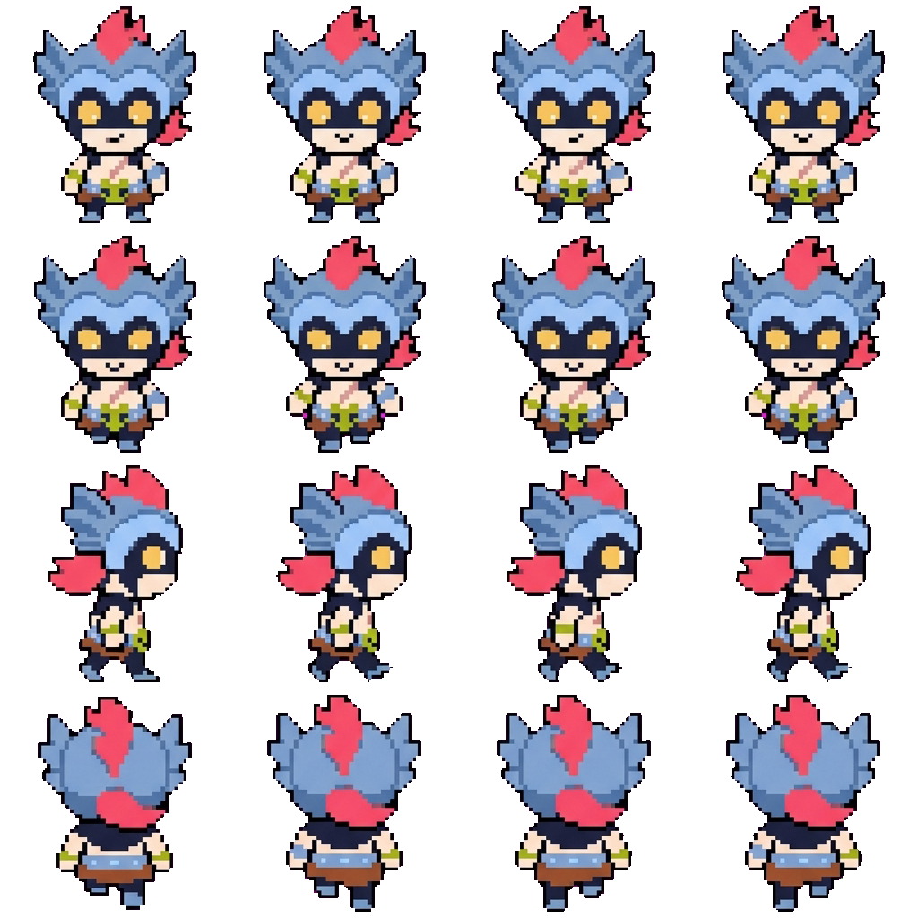 Damián movement sprite