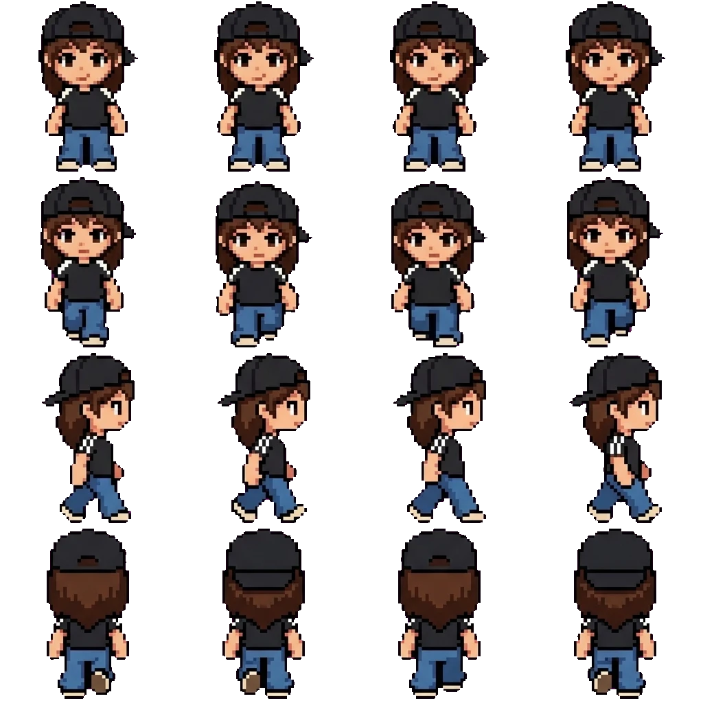 Lía movement sprite