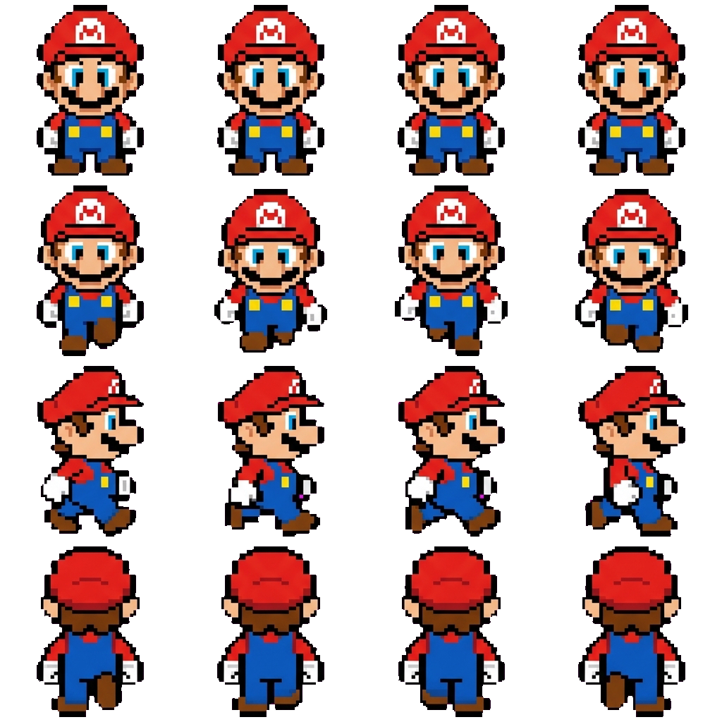 Mario movement sprite
