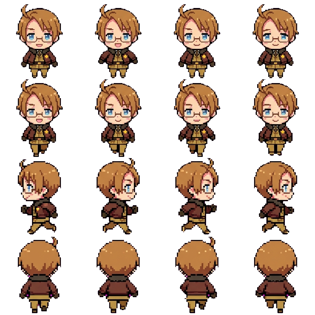 Alfred F. Jones movement sprite