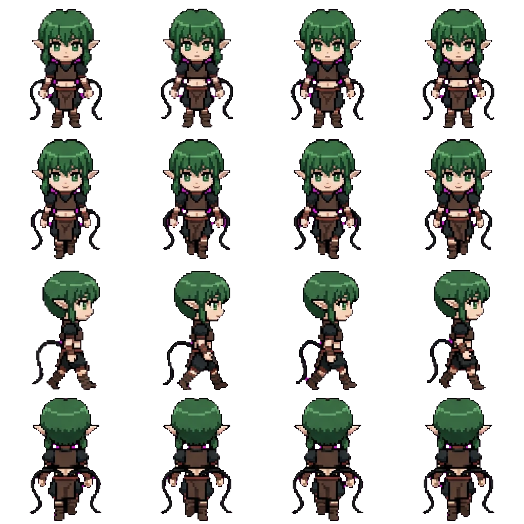 Kisshu movement sprite