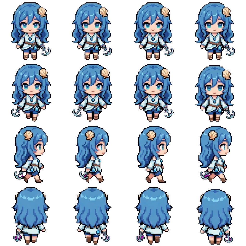 Nereida movement sprite